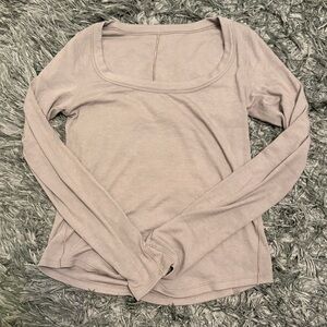 Lululemon beige long sleeve